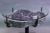 Stunning Amethyst Geode Table - Includes Glass Table Top #255437-2